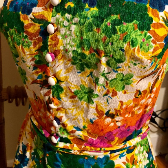 Vintage Floral Dress - Picture 4 of 6